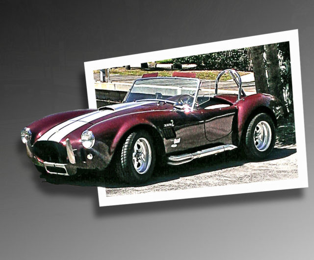 1965 Shelby Roadster (Burgundy/Black and Gray)