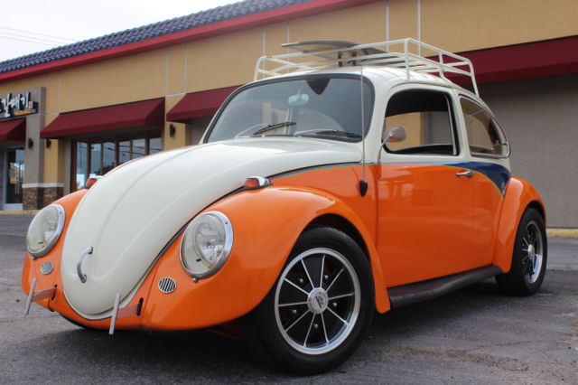 1966 Volkswagen Beetle - Classic (WHITE ORANGE/ALUMINUM)
