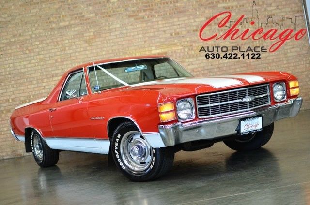 1971 Chevrolet El Camino (Red/Tan)