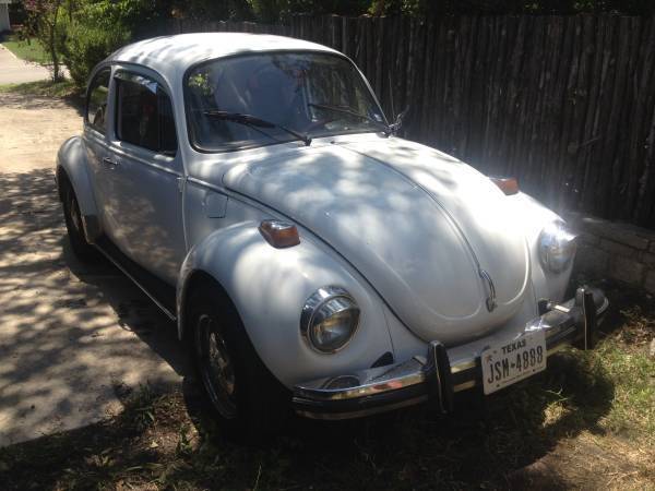 1974 Volkswagen Beetle - Classic (white/Tan)