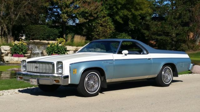 1977 Chevrolet El Camino (blue/white/Blue)