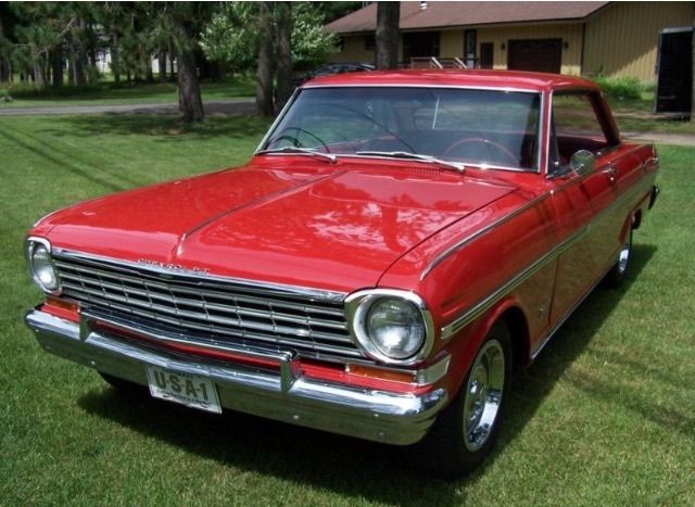 1963 Chevrolet Nova (Red/Red)