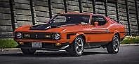 1972 Ford Mustang (BRIGHT RED / BLACK TRIM/RED/BLACK)