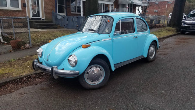 1973 Volkswagen Beetle - Classic (Blue/Blue)
