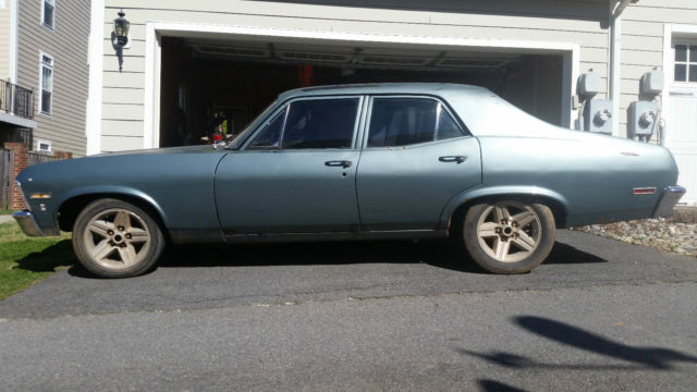 1970 Chevrolet Nova (Teal/Black/Green)