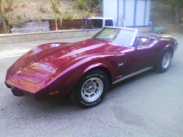 1975 Chevrolet Corvette (Dark Red/Dark Red)