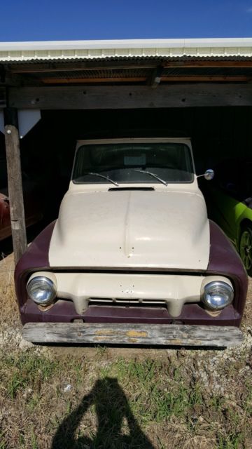 1954 Ford F-100 (White/Blue)