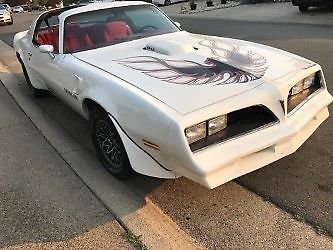 Seller Of Classic Cars 1978 Pontiac Trans Am White Red