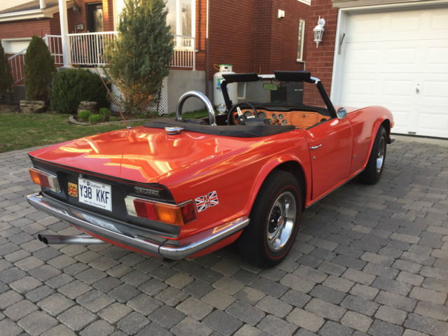 1973 Triumph TR-6 (Red/Black)