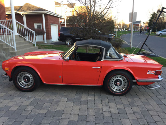 1973 Triumph TR-6 (Red/Black)