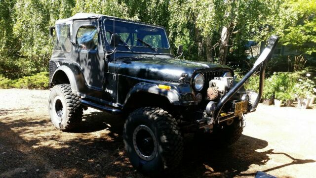 1977 Jeep CJ (Black/Black)