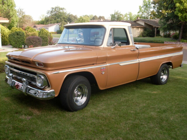 1966 Chevrolet C-10 (Butterscotch/Tan/Grey/White)