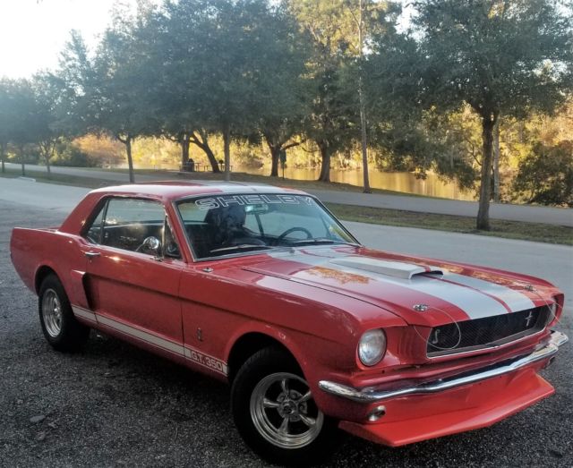 1965 Ford Mustang (Puppy Red/black)