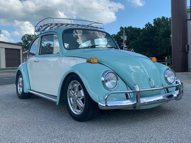 1972 Volkswagen Beetle - Classic (Blue/Tan)
