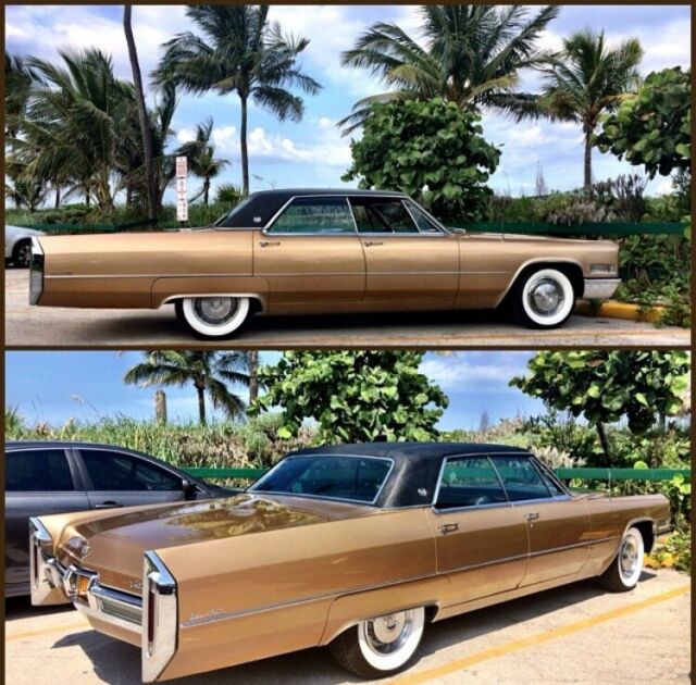 1966 Cadillac DeVille (Gold/Black)