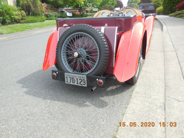 1938 MG T-Series (Red/Black)