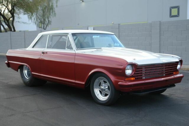 1963 Chevrolet Nova (Burgundy/Gray)