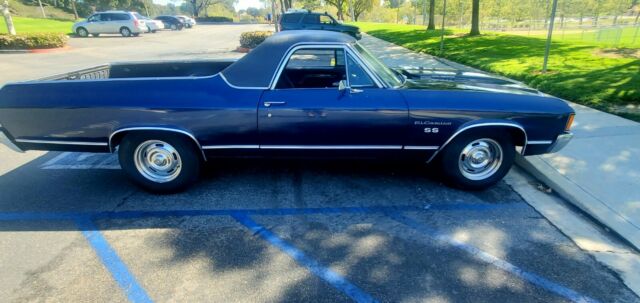 1972 Chevrolet El Camino (Blue/Black)