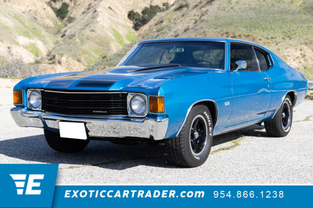 1972 Chevrolet Chevelle (Mulsanne Blue/Black)