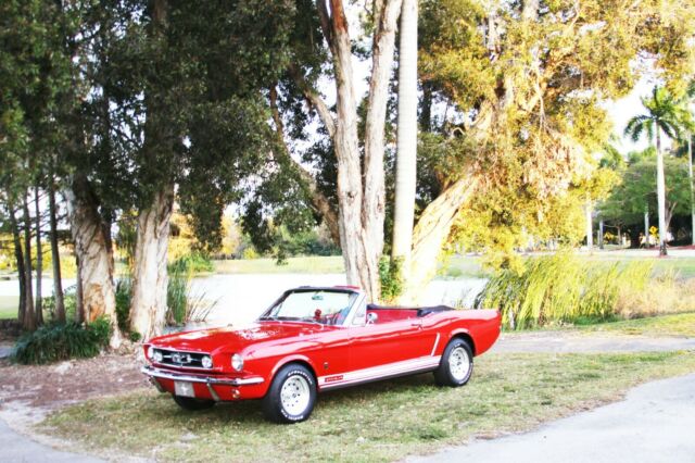 1965 Ford Mustang (Red/Red and White)