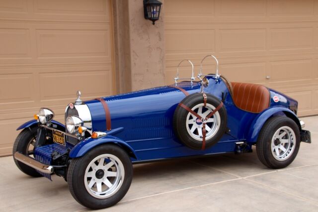 1927 Replica/Kit Makes Bugatti Type - 35B Grand Prix (Blue/Brown)