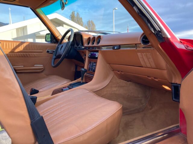 1978 Mercedes-Benz SL-Class (Red/Bamboo Leather)