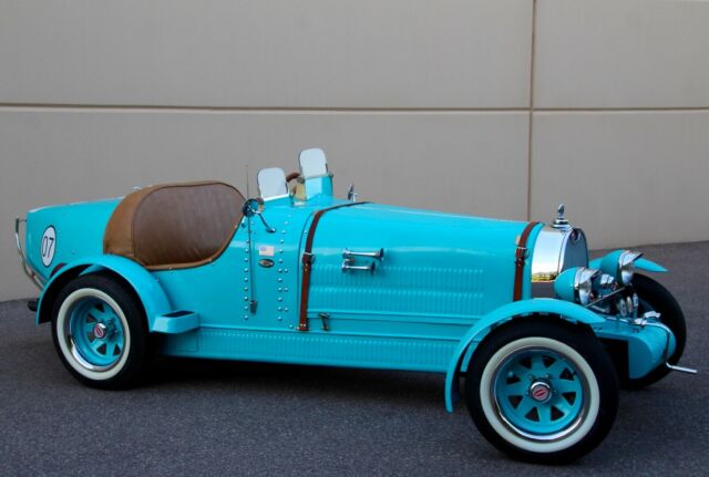 1927 Replica/Kit Makes Bugatti Type 35 B (Teal/Brown)