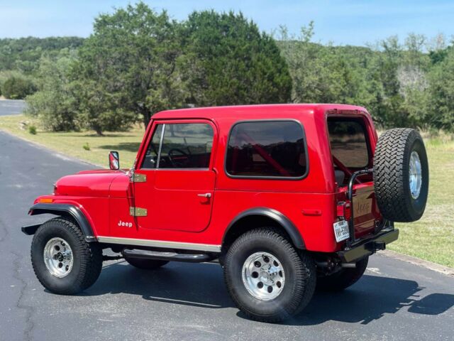 1980 Jeep CJ (Red/Tan)