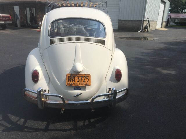 1962 Volkswagen Beetle - Classic (White/Red)