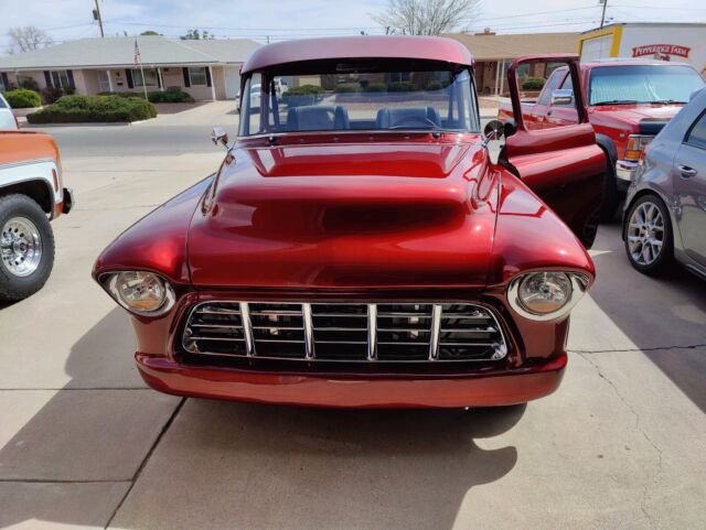 1956 Chevrolet 3100 Cameo Carrier (Red/Tan)