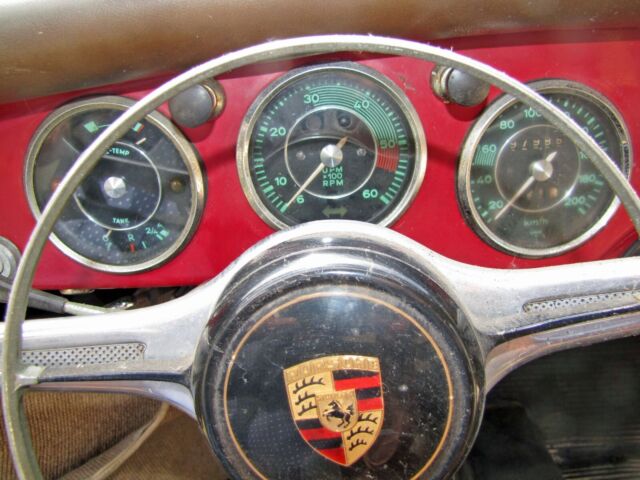 1962 Porsche 356 (Red/Brown)